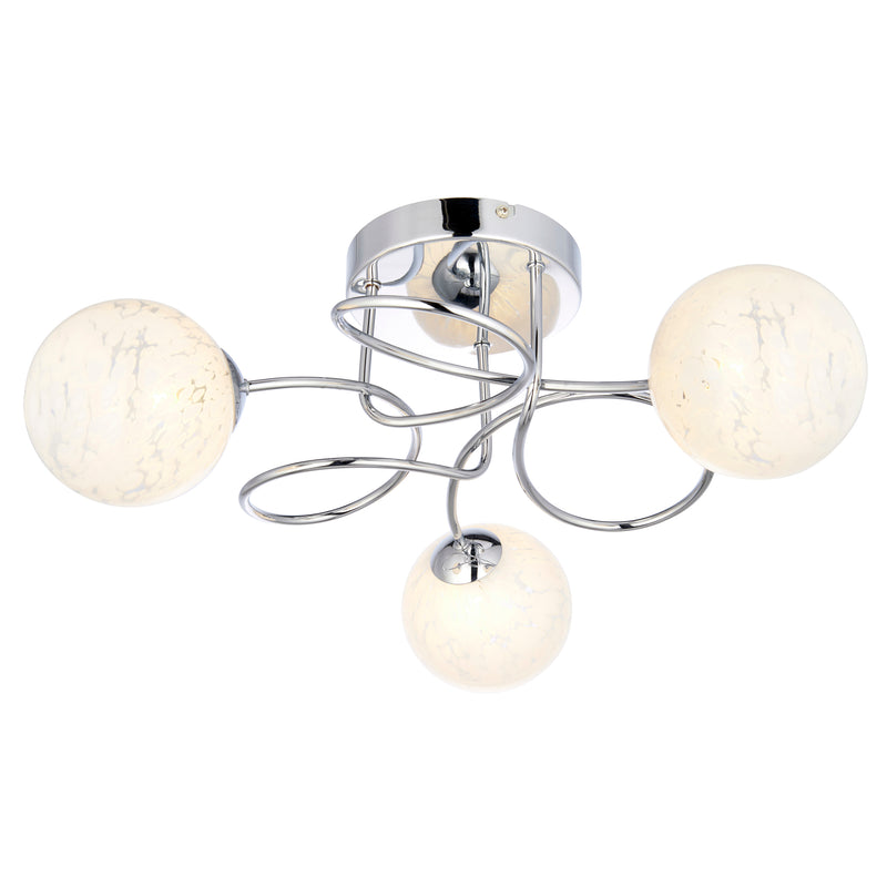 Endon 96641 Delos 3lt Semi flush
