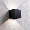 Saxby 97824 Glover CCT (Colour Changing) Outdoor/Indoor Angled Wall Light w/ Integrated LED in Matt Black