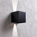 Saxby 97824 Glover CCT (Colour Changing) Outdoor/Indoor Angled Wall Light w/ Integrated LED in Matt Black