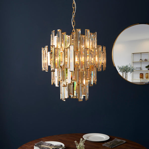 Endon 98925 Viviana 12lt Pendant