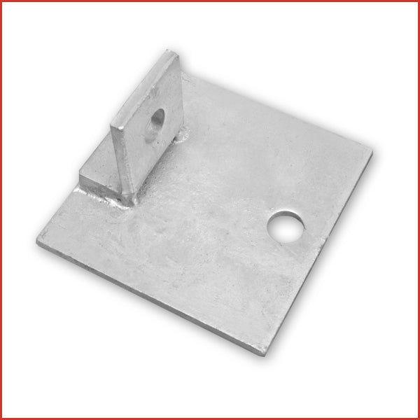 Mixed B134 BASE PLATE SINGLE FIX 100x100mm