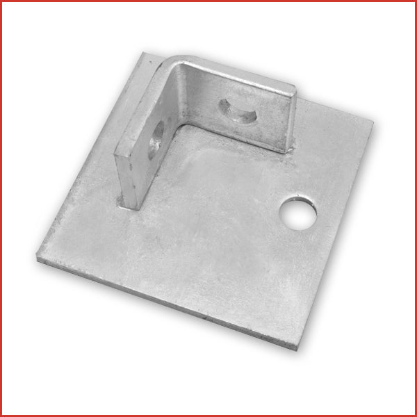 Mixed B135 BASE PLATE DOUBLE FIX 100x100mm