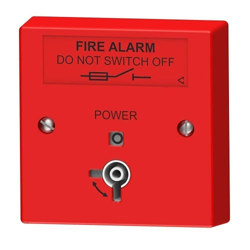 C-TEC BF326/RS Surface Mounted (Backbox Supplied) Fire Alarm Isolator Key Switch