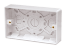 Click Scolmore CCA082 2 Gang 25mm Deep Pattress