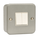 Click Scolmore CL012B 2 Gang 2 Way 10AX Switch