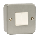 Click Scolmore CL012 2 Gang 2 Way 10AX Switch