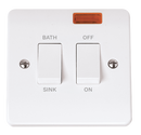 Click Scolmore CMA024 20A DP Sink Bath Switch With Neon