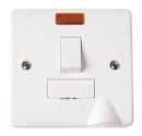 Click Scolmore CMA052 13A Fused Connection Unit DP Switched With Flex Outlet Neon