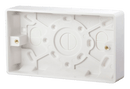 Click Scolmore CMA082 2 Gang 25mm Deep Pattress Box