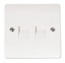 Click Scolmore CMA122 Twin Telephone Outlet - Master