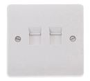 Click Scolmore CMA132 Double CAT-5e Outlet