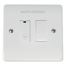 Click Scolmore CMA2651-WD 13A DP SWITCHED FCU - WASTE DISPOSAL ETCH