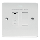 Click Scolmore CMA2652-WM 13A DP SWITCHED FCU WITH LED - WASHING MACHINE ETCH
