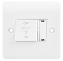 Click Scolmore CMA3020 10A 3 Pole Fan Isolation Plate Switch With 3A Fuse