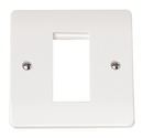 Click Scolmore CMA310 Single Plate (Single Media Module Aperture)