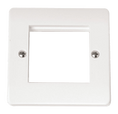 Click Scolmore CMA311 Single Plate (Twin Media Module Aperture)