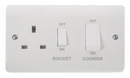 Click Scolmore CMA504 Mode - 50A Cooker Control Unit - White Rockers