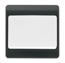 Click Scolmore CMA828AG 10AX 1 GANG 2 WAY WIDE ROCKER RETRACTIVE SWITCH - ANTHRACITE GREY