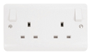 Click Scolmore CMA836 13A 2 Gang DP O/B Switched Socket Outlet
