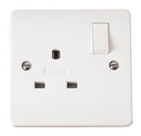 Click Scolmore CMA935 13A 1 Gang DP Switched Non-Standard Socket Outlet