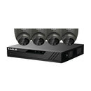 Eagle CVPLUS - 8 - 4DOME - 1TB - G 5MP HDCVI Full - Colour CCTV Kit w/ DVR & 4 Cameras - Grey - QVIS Security - Falcon Electrical