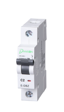 Danson E-DBZC102 MCB 10kA 2A SP Single Module C-Curve