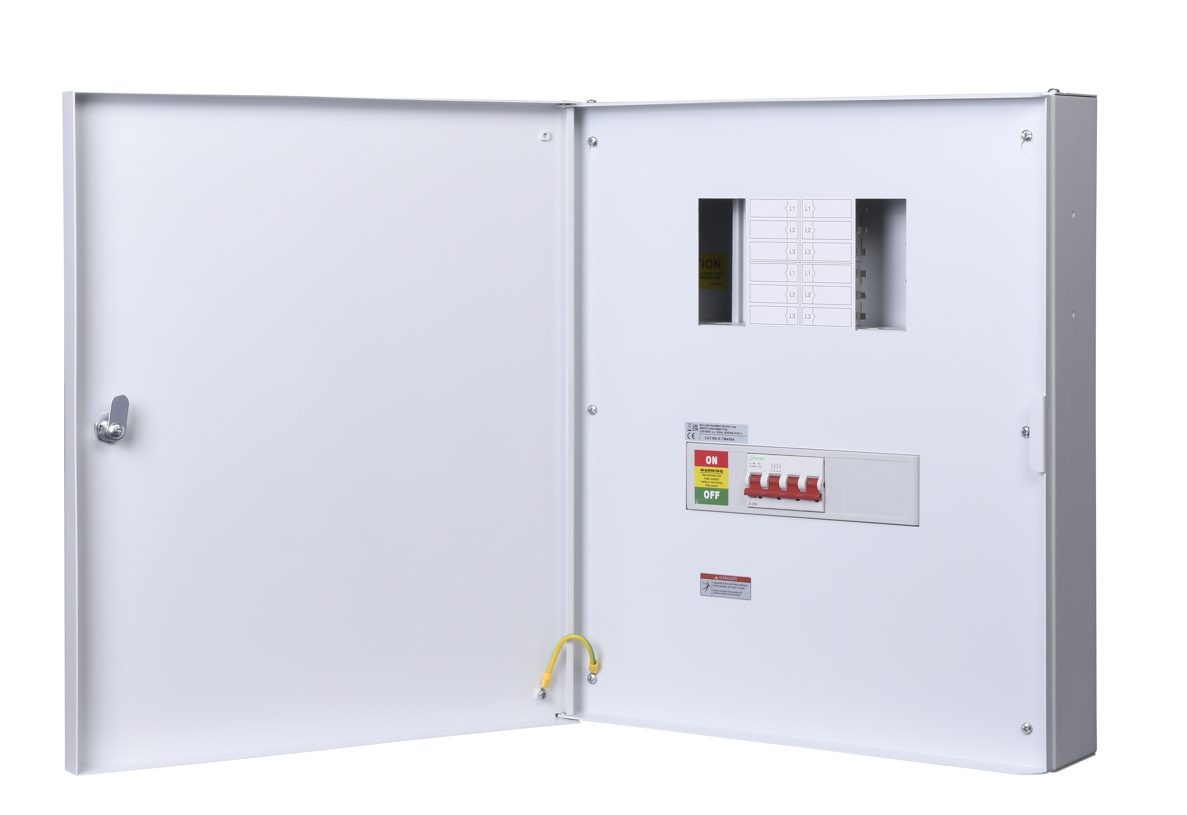 Danson E-TM4504 DANSON 4 WAY 3P+N B TYPE METAL DISTRIBUTION BOARD WITH