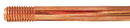 Mixed ER5/8 5/8'' X 4' COPPER BOND EARTH ROD (EXTENDABLE)
