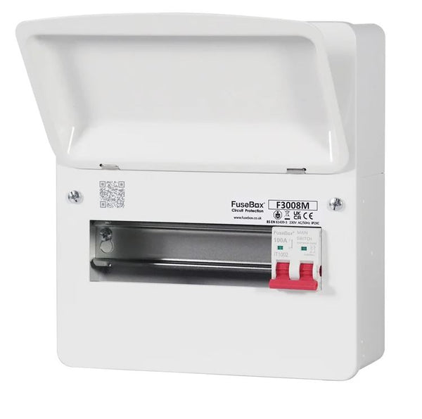 Fusebox F3008M 8-way Consumer Unit (100A Main Switch) (Replacement of F2007M)