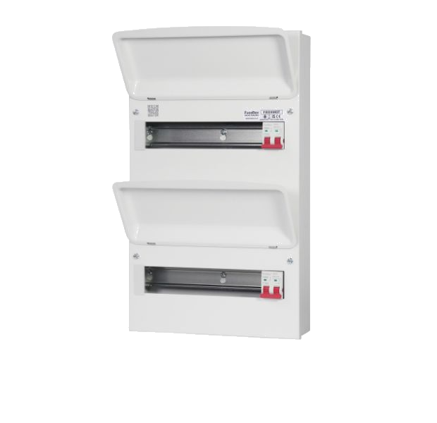 Fusebox F3024MDT 24 Way  Consumer Unit (12/12) 2 x 100A Main Switch (Replacement of F2020MDT)