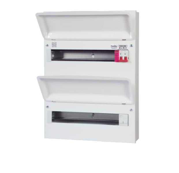 Fusebox F3031MZ 31 Way (15/16) Consumer Unit with 100A Isolator + T2 SPD Double Bank (Replacement of F2029MX)
