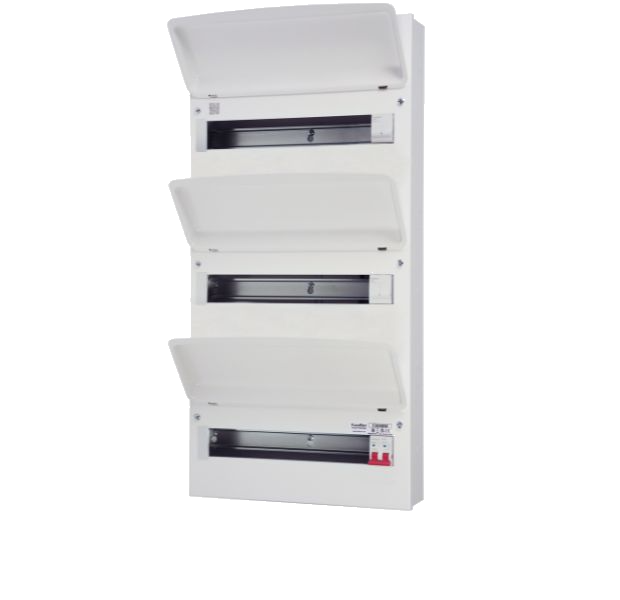 Fusebox F3048M 100A Main Switch 48 Way (16/16/16) Triple Bank (Replacement of F2045M)