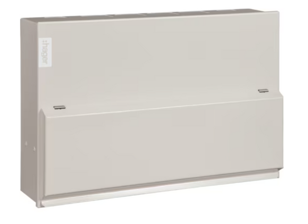 Hager VML118SPDRK 18 Way Consumer Unit w- Type 2 SPD & Round Knockouts