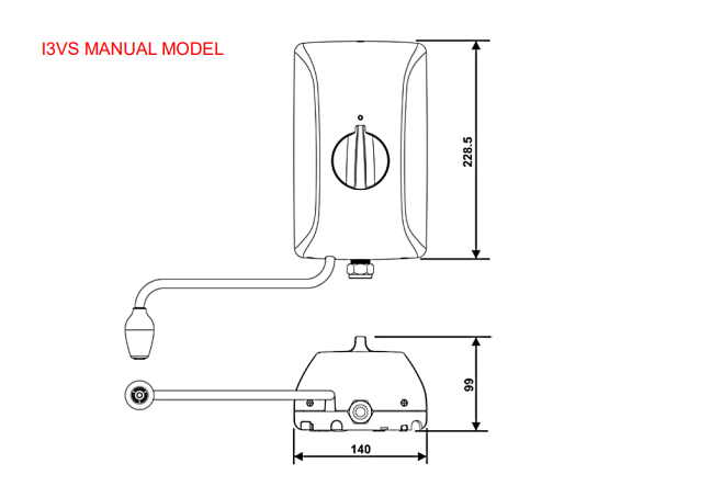 Redring Manual Handwash 3kW (I3V)