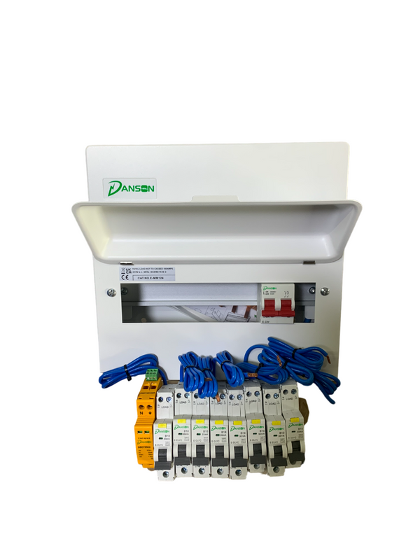 Danson 12-Way Consumer Unit w/ Surge Protection and RCBO Bundle