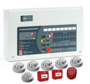 C-TEC CFP 2-Zone Conventional Fire Alarm Kit w/ Apollo Detectors, Sounder & Call Points