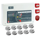 C-TEC CFP 4-Zone Conventional Fire Alarm Kit w/ Apollo Detectors, Sounder & Call Points