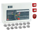 C-TEC CFP 8-Zone Conventional Fire Alarm Kit w/ Apollo Detectors, Sounder & Call Points