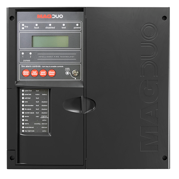 ESP MAGDUO2B 2 Zone 2 Wire Fire Panel Black