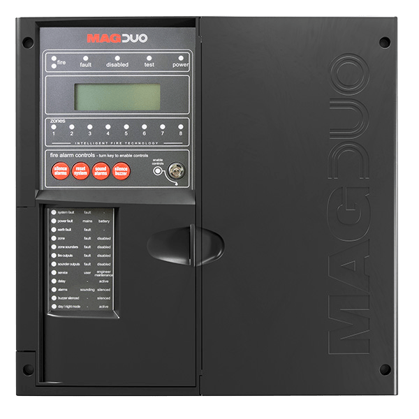 ESP MAGDUO4B 4 Zone 2 Wire Fire Panel Black