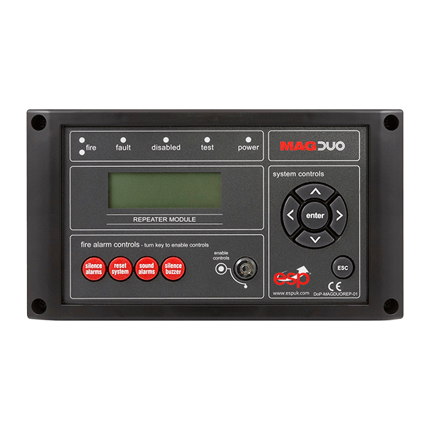 ESP MAGDUOREPB 2 Wire Fire Repeater Panel Black