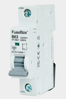Fusebox MT10B631 MCB, Single Pole 63A 10kA,Curve B for 3 Phase