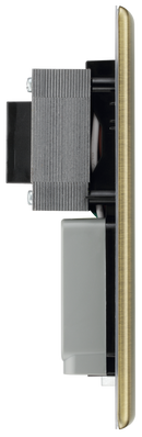 BG NAB20B 115/240V dual voltage shaver socket