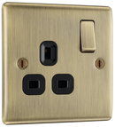 BG NAB21B Nexus Metal Antique Brass Single, switched, single pole