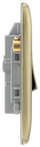 BG NAB31 Nexus Metal Antique Brass 20A, double pole, with indicator