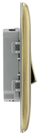 BG NAB42 Nexus Metal Antique Brass Double, 2 way switch