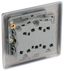 BG NAB43 Nexus Metal Antique Brass Triple, 2 way switch