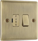 BG NAB50 Nexus Metal Antique Brass Switched and fused