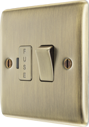 BG NAB50 Nexus Metal Antique Brass Switched and fused