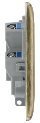 BG NAB54 Nexus Metal Antique Brass Unswitched and fused